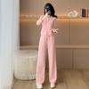 Conjunto Esportivo de Alta Qualidade para Mulheres no Outono, Moletom Casual e Fashion com Capuz Pequeno, Estilo Pequeno Fragrante, Duas Peças Elegante e Rejuvenescedor