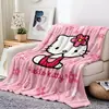 Sinceramente Manta de Franela para el Hogar Estilo Bestia Sanrio Hello Kitty Manta para Sofá Manta para Siesta en la Oficina