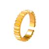 Anillos de Engranaje Anchos y Estrechos con Diseño Geométrico Único y Elegante al Estilo Ins, Anillos de Dedo Índice Abiertos para Parejas
