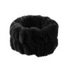 Conjunto de faixa de cabelo de flanela europeia e americana e pulseira de pulso Tira de cabelo autoadesiva semiacabada para lavar o rosto feminina antiderrapante Amazon