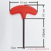 Accesorios para Herramientas CNC Llave Allen en forma de bandera roja Destornillador Torx Llave Torx en forma de media luna T6T20T25