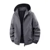 Chaqueta con capucha al por mayor transfronteriza para otoño para hombres, jóvenes y de mediana edad, estilo coreano de primavera y otoño, moderna, casual, admite impresión personalizada