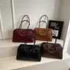 Maletín Retro Estilo Universitario Transfronterizo para Mujer, Nuevo Bolso de Hombro Otoño e Invierno 2026, Bolso Sencillo de Gran Capacidad para el Trabajo