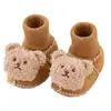 Zapatos Pre-Caminantes para Bebés Recién Nacidos y Niños Pequeños, Temporada de Primavera y Otoño, Interiores, Lindos Dibujos Animados, Antideslizantes, Calcetines Zapatos para el Piso de Niños Pequeños