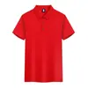Camiseta bordada del Partido de los Camaradas Bayi Memorial de Veteranos verde militar POLO de seda helada de alta gama manga corta cuello