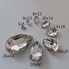 Pedras Strass Acrílicas Fundo Pontiagudo Gota Sem Furo Strass Acessórios Autocolantes para Celular Acessórios de Cabelo DIY Artesanato de Joias Decoração