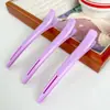 Pinzas de Pato Profesionales para Sección del Cabello para Peluquería, Pinzas Largas de Boca No Marcan para Flequillos, Corte de Cabello, Permanente y Teñido, Específicamente para Uso en Salones de Belleza