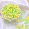 3-8mm ABS Furo Reto Pérolas de Imitação Redondas Contas Artesanais DIY Pulseira Colar Materiais para Miçangas Acessórios de Vestuário
