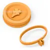 Nuevo Juego de Tapa de Silicona para Taza y Anillo para Cuchara, Tapa para Frasco Mason, Tapa de Silicona a Prueba de Polvo, Silicona de Grado Alimenticio a Prueba de Fugas