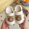 Pantuflas de Agujeros para Niños Verano Dibujos Animados Sandalias Infantiles Niños y Niñas Interior Exterior Resistentes al Olor Hogar Zapatos de Agujeros para Bebé