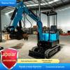 HT10 mini escavadeira fábrica fornecimento esteira Pomar pequena máquina de gancho fazenda mini escavadeira escavadeira escavadeira