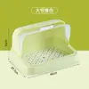 Caja de Almacenamiento para Biberones con Drenaje y Tapa Productos para Bebés Vajilla Caja para Comida Complementaria a Prueba de Polvo Estante de Almacenamiento para Secado al Aire Tamaño Grande