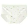 Ropa interior floral dulce para niña, algodón puro, transpirable, antibacteriana 10A, entrepierna extendida, cómoda, amigable con la piel, bragas de cintura media para mujer
