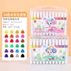 Novo Conjunto de Canetas Marcadoras Suaves à Base de Água para Crianças 24 Cores 36 Canetas Coloridas para Estudantes Canetas Especiais para Aquarela Pintadas à Mão Venda por Atacado