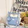 Bolsa pequena popular feminina de verão 2025 nova moda retrô bolsa de ombro bolsa de mão famosa da internet bolsa tote que combina com tudo