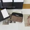 Bolso de Mano de Moda Transfronterizo para Mujer Nuevo con Cremallera Ligero para Muñeca Estampado Mini Ranura Larga para Tarjetas Billetera para Monedas para Mujer