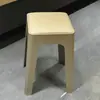 Taburete de plástico engrosado para uso doméstico, extra grueso, moderno y simple, apilable, cómodo para sentarse a largo plazo, taburete redondo alto