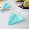 Caja para pastel de mousse triangular estilo japonés anti-vaho de 8 pulgadas durian matcha arcoíris caja de corte multicapa