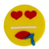 Serie de Emojis Lindos Transfronterizos Charms para Zapatos Caucho Suave de PVC Accesorios para Zapatos de Madera Desmontables Correa de Muñeca Accesorios Decorativos