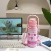 Taza aislada de doble pared con estampado de leopardo, gran capacidad, taza de café de acero inoxidable 316, diseño elegante, taza de viaje portátil para mujer