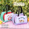 Bolsa Térmica para Marmita para Estudantes e Trabalhadores de Escritório, Bolsa de Almoço, Bolsa Térmica, Bolsa de Mão com Folha de Alumínio Espessa, Bolsa Térmica Fofa para Marmita