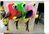 Muñeco Loro Artificial de Peluche Juguete Pájaro Muñeco de Trapo Muñeco de Lanzar para Boda Regalo de Cumpleaños para Niños para Mujeres