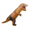 Fantasia Inflável de Dinossauro Tiranossauro Rex para Halloween Transfronteiriço Fantasia Cosplay Desenho Animado Fantasia de Mascote Inflável Adereço de Palco