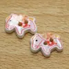 Botones de Resina con Estampado de Dibujos Animados y Dos Ojos, Botones para Ropa con Forma de Poni para Ropa Infantil, Chaquetas, Suéteres, Cárdigans, Botones Cosidos a Mano