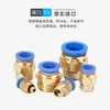 Conector Rápido de Tráquea Enchufe Rápido Todo Cobre Rosca Externa Pc6-01/12-04/Kzb/Kzd/Kzw175-08-02