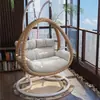 Silla Colgante Columpio de Interior Balcón Doble Ratán Mecedora Nido de Pájaro Silla Colgante Patio Exterior Ocio Uso en Casa para Adultos