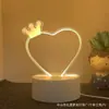 Luz de Noche Tablero de Escritura Manual Transfronterizo Ruso Luminoso Infantil Hecho a Mano para Tomar Notas Lámpara de Mesa de Atmósfera Creativa Regalo de Cumpleaños