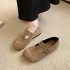 Zapatos retro Mary Jane estilo francés para mujer, nuevos zapatos planos bajos de otoño 2026, mocasines suaves de nicho