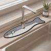 Alfombrilla absorbente para grifo de diatomeas, para lavabo, fregadero de cocina, a prueba de salpicaduras y resistente a la suciedad.