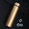 Vaso Termo Inteligente de Acero Inoxidable 304 para Negocios para Hombre y Mujer para Coche Oficina Vaso Recto Vaso de Regalo con Letras