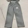 Aliexpress Comércio Exterior Estilo Retro Americano Desgastado Personalizado Moletom com Zíper Calça de Moletom Bordado de Letras Moletom com Capuz Atacado