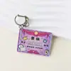Chaveiro de Prêmio em Acrílico com Alto Valor Estético, Texto Criativo e Divertido, Pingente de Mochila Dupla Face, Presente de Recompensa para Estudantes