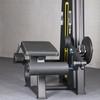 Entrenador de curl de piernas en posición prona, equipo de fitness grande, equipo de gimnasio