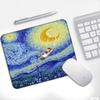 Mouse Pad Pequeno Van Gogh Atacado Borda Costurada mousepad Presente Escritório Mouse Pad Fundo de Borracha Mouse Pad Publicitário