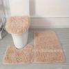 Alfombra de Baño Moderna Simple de Felpa Transfronteriza Bañera Baño Estilo Nórdico Alfombra Antideslizante Alfombra de Lana de Seda Alfombra para Pies Venta al por Mayor