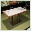 Sofás de cabina para restaurante, restaurante tailandés de estilo sudeste asiático, cafetería de moda, bar lounge, tienda de ramen, mesas y sillas de estilo rústico tejidas con ratán