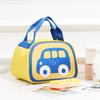 Bolsa de Almoço Infantil Desenho Animado de Carro Bolsa Térmica Portátil Desenho Animado Bolsa de Almoço Folha de Alumínio Impermeável Bolsa para Marmita Bolsa Térmica
