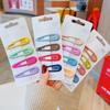 6cm 4 tarjetas color pinza para el pelo de niños pinza BB para niñas pinza para el pelo Princesa linda pelo roto Liu pinza para la cabeza de la costa