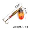 Señuelo Cuchara Giratoria Ftk para Lanzamiento a Larga Distancia, Spinner Ponderado para Pargo Negro, Carpa Cruciana y Lubina, Transfronterizo
