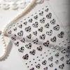 Cyansea Popular Transfronteriza Chica Caliente Y2K Europeo y Americano Estampado de Leopardo Corazón Cruz Estrella Pegatina Decorativa DIY Funda de Teléfono Móvil