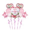 Traje temático transfronterizo del Día de la Madre Globo de aluminio Tema Te amo mamá Globo decorativo Diseño del sitio
