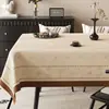 Mantel estilo vintage, lavable, impermeable, a prueba de aceite, cubierta para mesa de comedor, nuevo modelo 2026, lujo ligero, cubierta de alta gama estilo francés para mesa de café