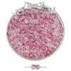8mm de vidro gelo transparente dupla talão de tinta florescendo contas de ouro DIY artesanal colar pulseira jóias acessórios contas soltas