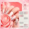 Adesivos de unhas spot de fábrica adesivos de unhas Amazon arte de unhas em gel imitação de strass Película de esmalte adesivos de unhas cola de unha