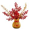 Qiaozhixi Nova Decoração de Vaso para Sala de Estar Decoração de Saco de Dinheiro Balde de Bênção de Frutas da Fortuna Decoração para Mudança de Casa Presente