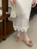 Chanclas Chuyuji estilo coreano con pedrería de fuegos artificiales para mujer, sandalias versátiles de tacón bajo antideslizantes para vacaciones en la playa